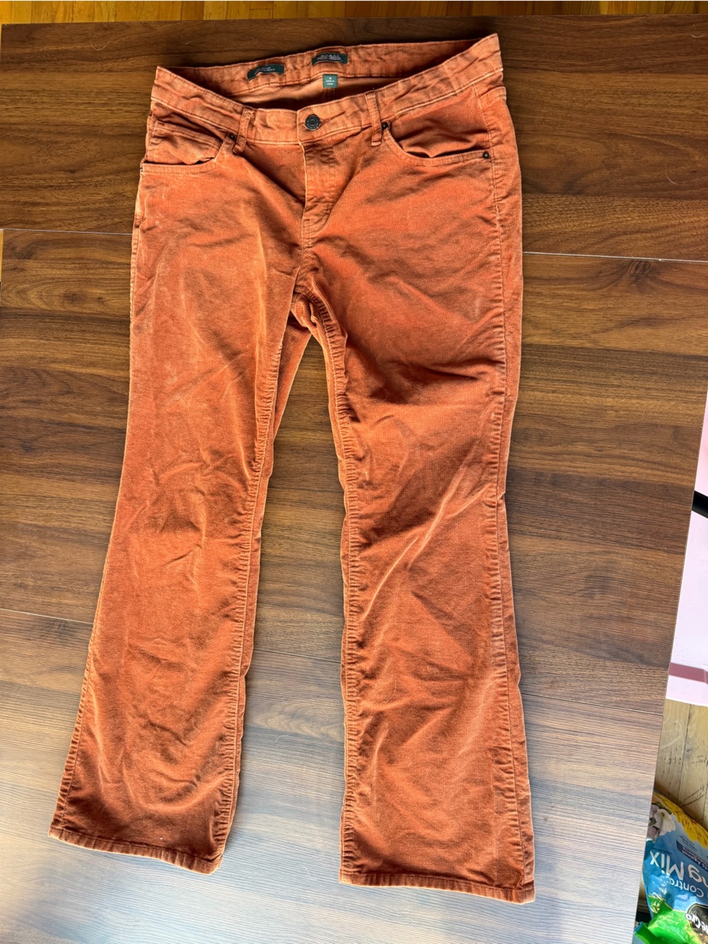 wild fable Women's Burnt Orange Corduroy Bootcut Pants